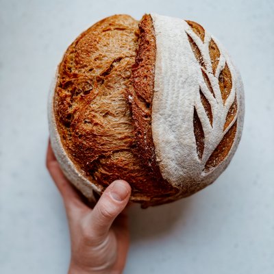 Pumpkin & Spice Artisan Sourdough Bread
