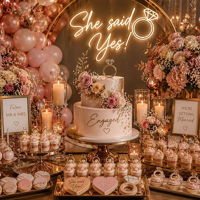 Engagement Desserts 