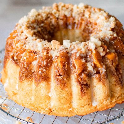 Peach Cobbler Pound Cake 
