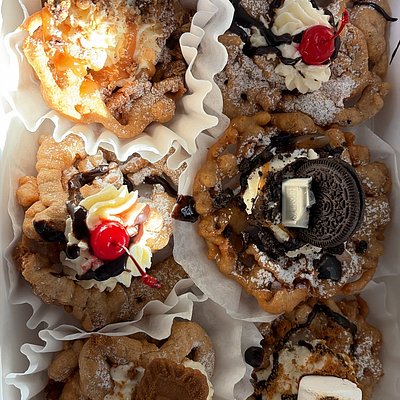 Half Dozen Assorted Mini Funnel Cake Flights