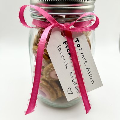 Pretzel Bites Gift Jar