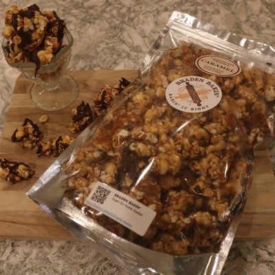 Share Size Chocolate Drizzle Caramel Popcorn