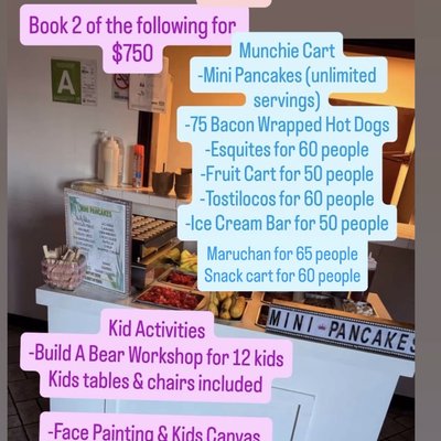 Munchie Cart/ Kids Activities Special