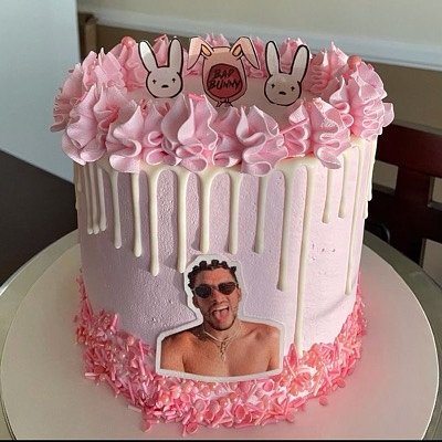6” Bad Bunny Cake