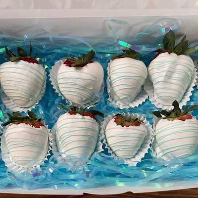 White Chocolate Covered Strawberries