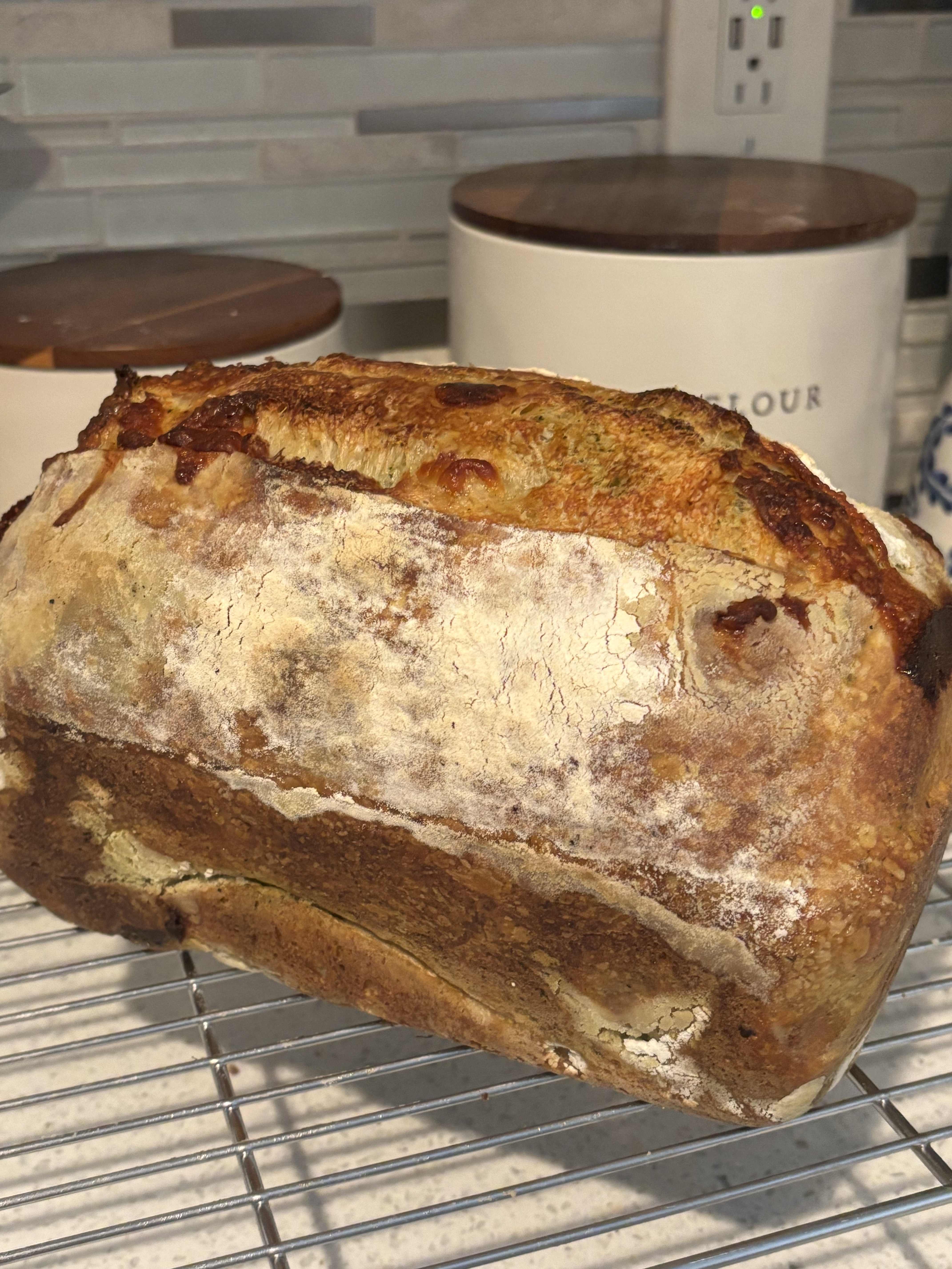 Pesto Mozzarella Sourdough