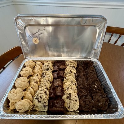 Large Cookie Platter- Choose 4 Flavors