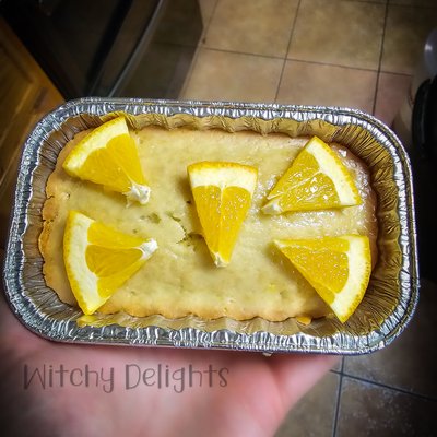 Mini Orange Sourdough Cake Loaf