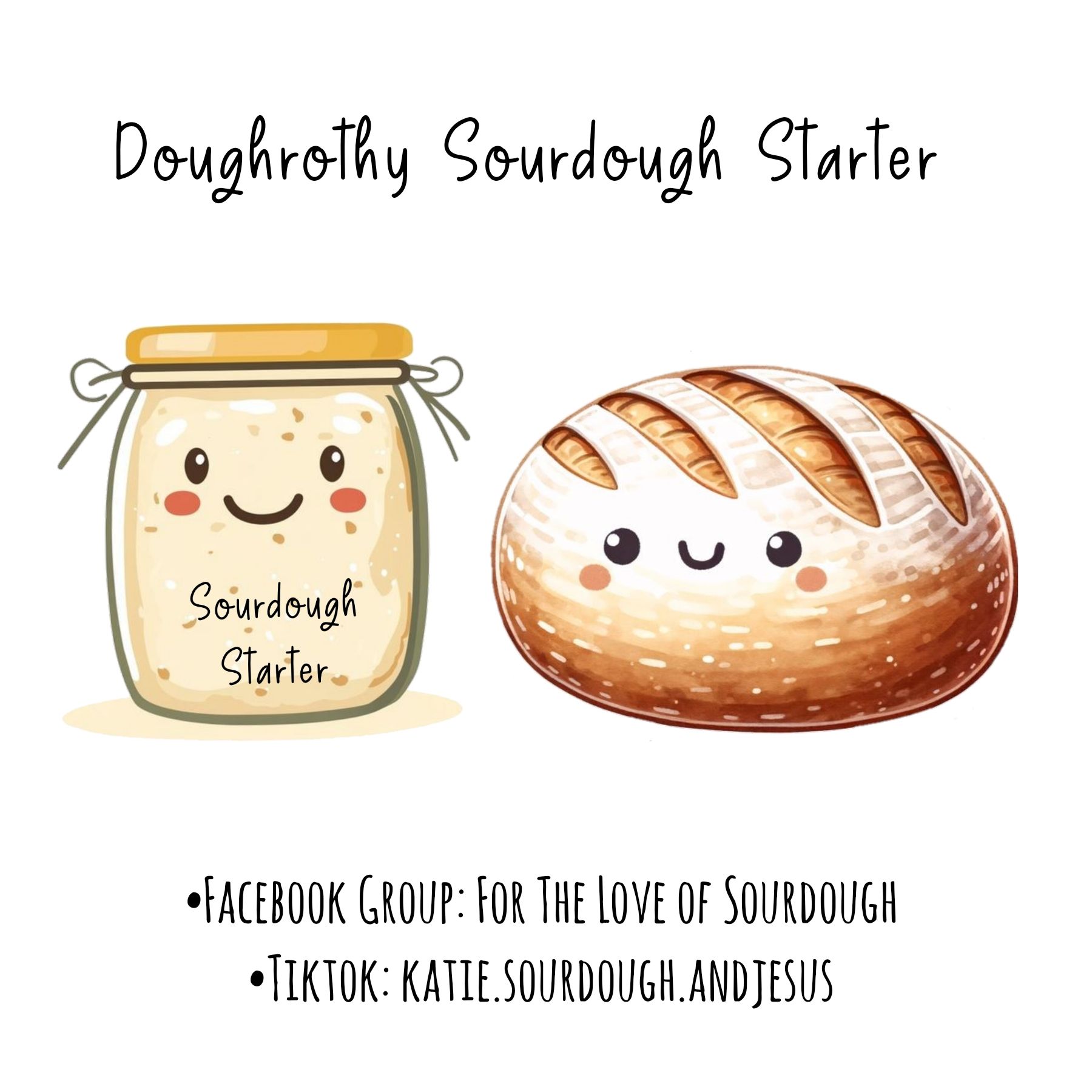 Doughrothy Dehydrated Sourdough Starter 