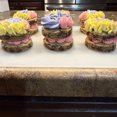 3in Rounds 1/2 Dozen Double Stack $33 One Dozen $60.   