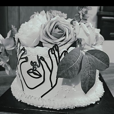 8" Cake 1 Layer Custom Cake