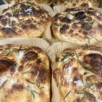 Fresh Rosemary & Sea Salt Sourdough Focaccia 