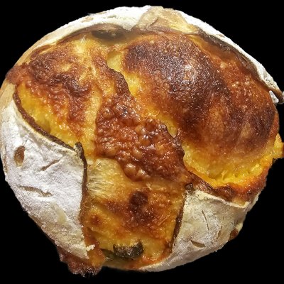 Mini Jalapeno Cheddar Sourdough Boule (Round)