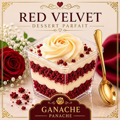 ❤️Red Velvet Dessert Parfait