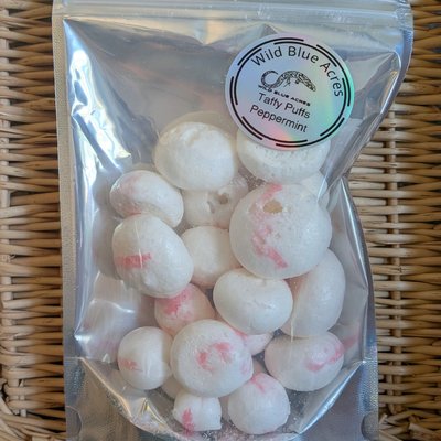 Peppermint Taffy Puffs