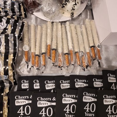 Chocolate Pretzel Rods