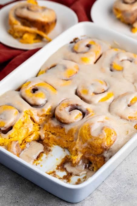 One Dozen Pumpkin Cinnamon Roll