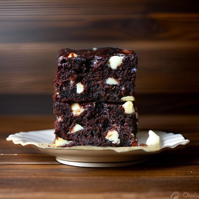 White Chocolate Chunk Fudge Brownies