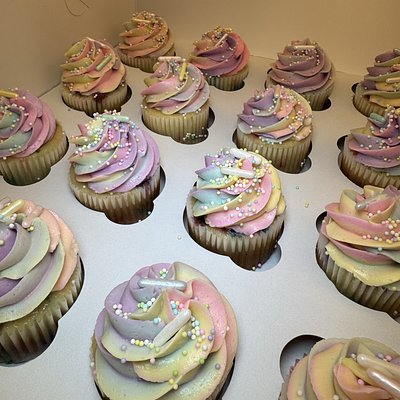 Multi-Color Cupcakes