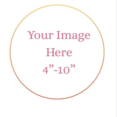 4”-10” Customized Cake Toppers 