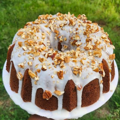 Butter Pecan Pound Cake 