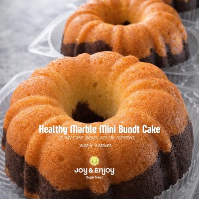 Healthy Marble Mini Bundt Cake