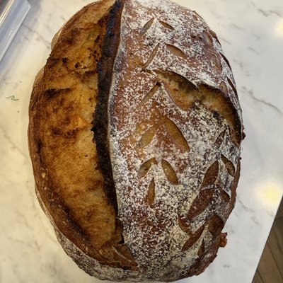 Garlic Italian Herb and Parmesan Sourdough Bread