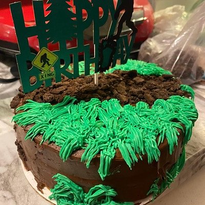 BigFoot Theme Cake 8”