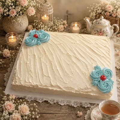 1/2 Sheet Cake 