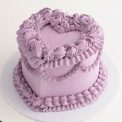 Purple Heart Cake 