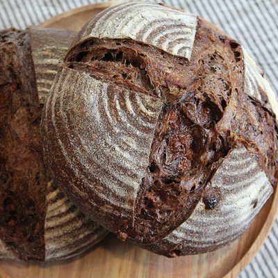 Salted Caramel Cocoa Sourdough
