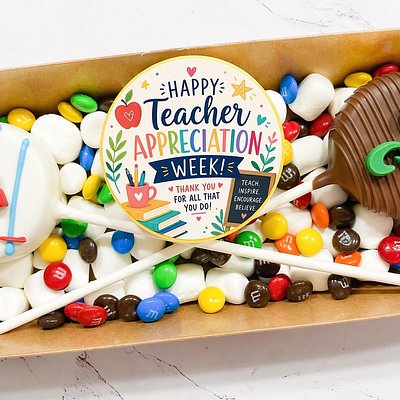 Teacher Appreciation Cake Pop Treat Box 