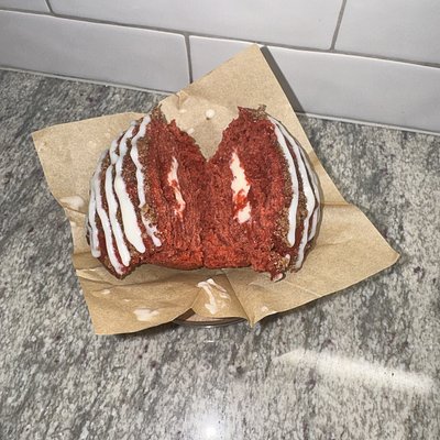 Red Velvet Sourdough Muffins 