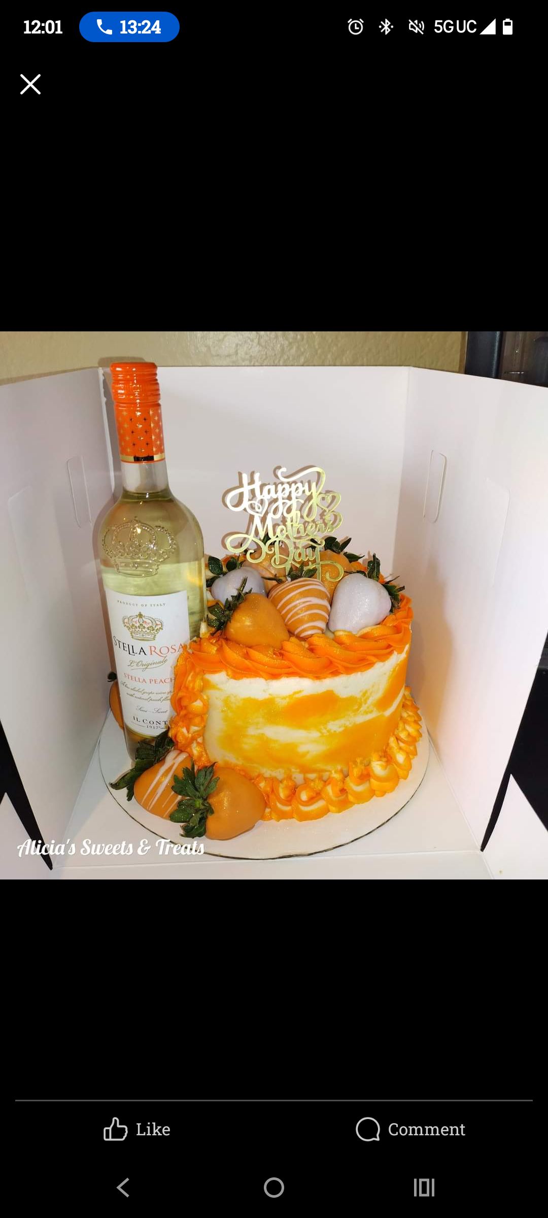 Stella Rosa Cake 