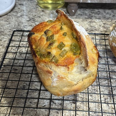 Jalapeño Cheddar Sourdough Mini Loaf 