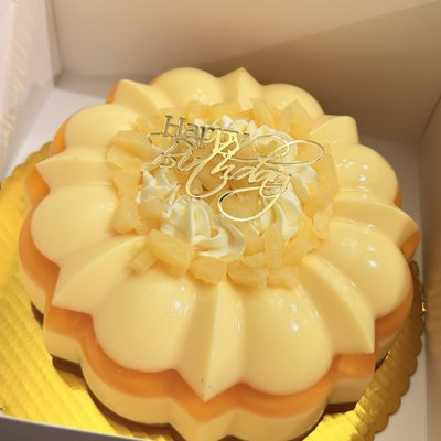 Gelatina de Mosaico Piña Colada Grande 