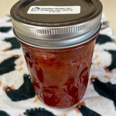 Strawberry Rhubarb Jam 8oz