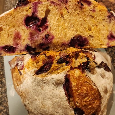 Lemon Blueberry Sourdough Loaf