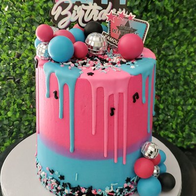 6" Three Layers Custom Cake