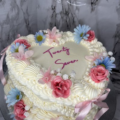 8 Inch Heart Cake  