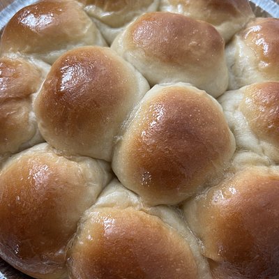 12 Honey Butter Dinner / Slider Rolls Organic Sourdough 