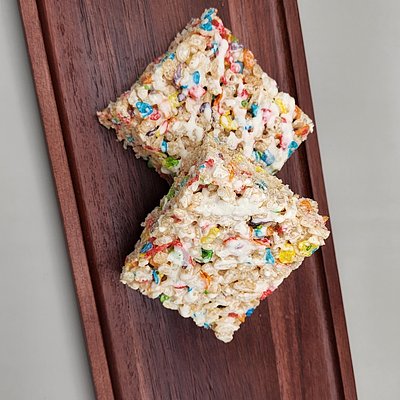 Fruity Pebble Rice Krispie Treat