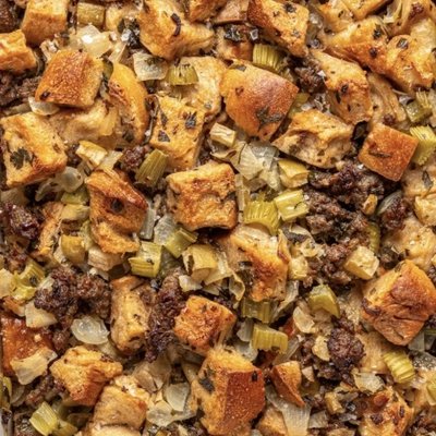 Sourdough Herb Sausage Stuffing 