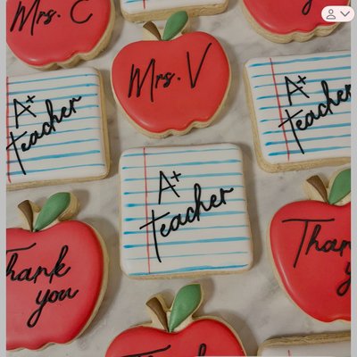 2 Cookie teacher Box 
