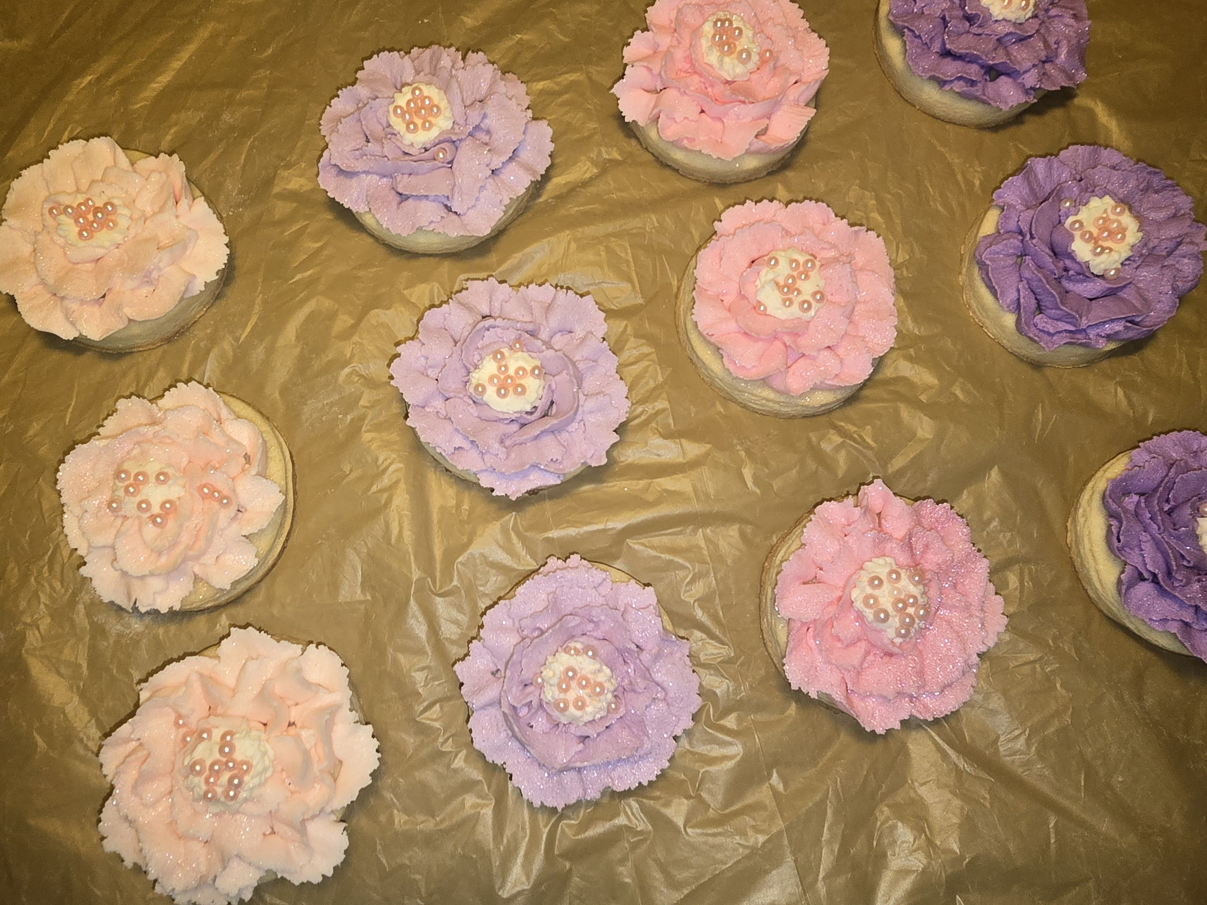 Buttercream Flower Sugar Cookies Dozen