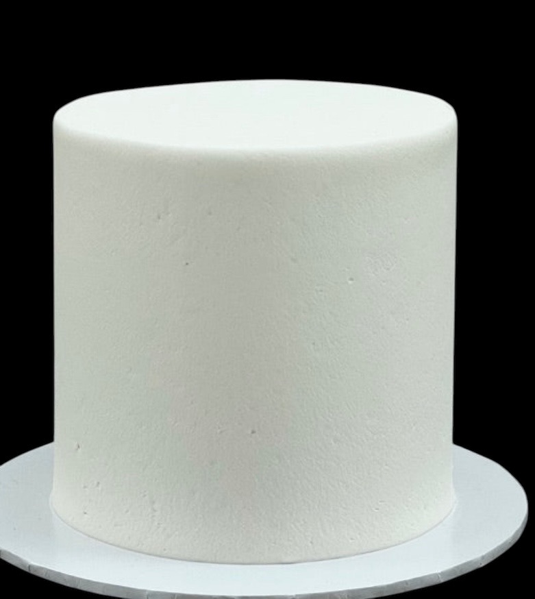 Barrel-Shaped Medium Wedding Cake (Same size Stacked Layers)