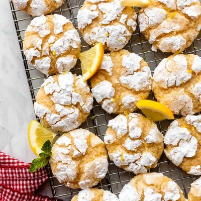 Lemon Crinkle Cookie 