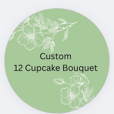 12 Cupcake Bouquet 