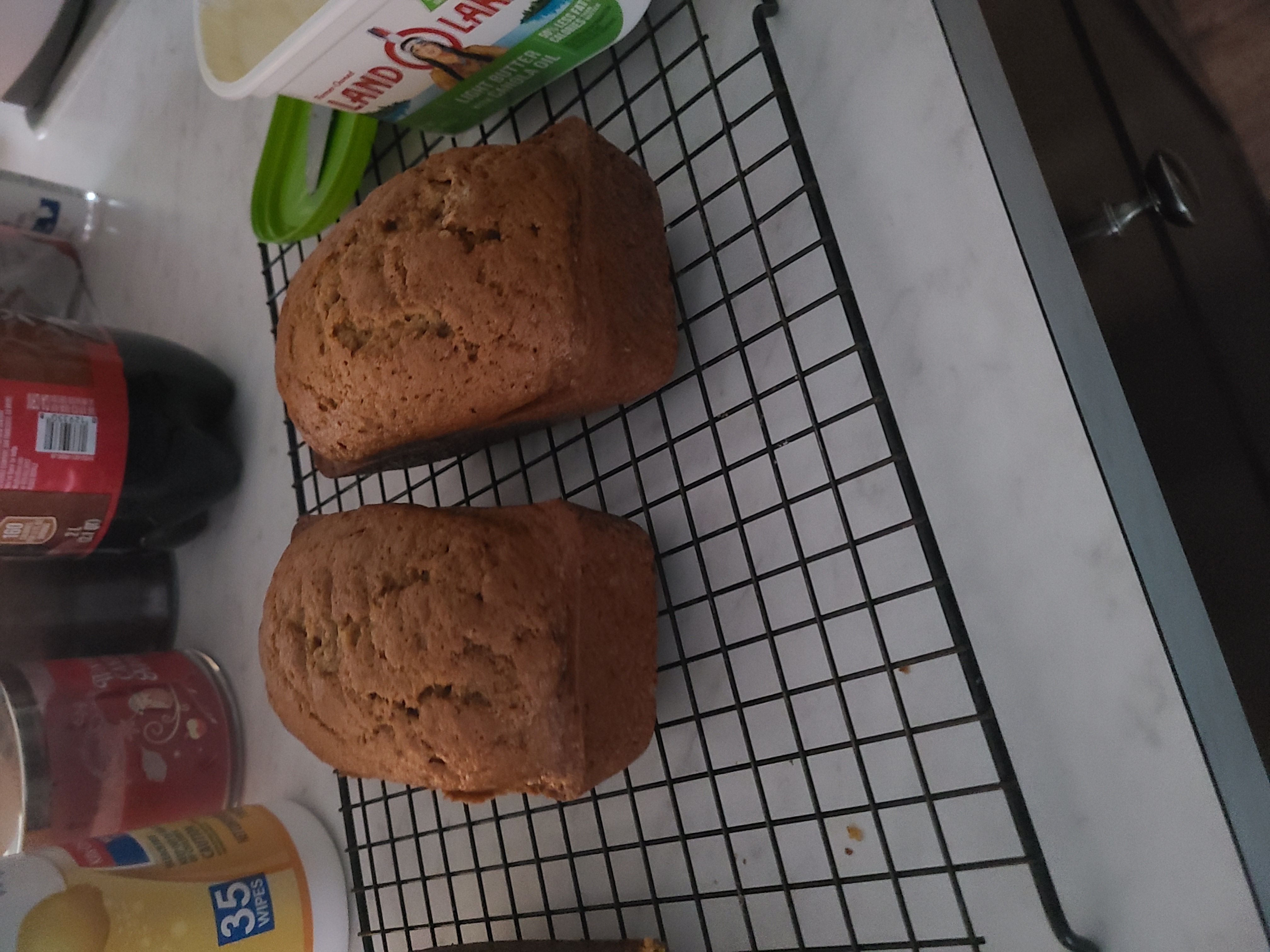 Seasonal bread loafs (banana bread, pumpkin bread, zucchini bread, etc.)