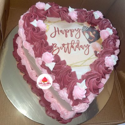 6” Heart Cake